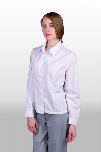 Блуза 552  белая, женская